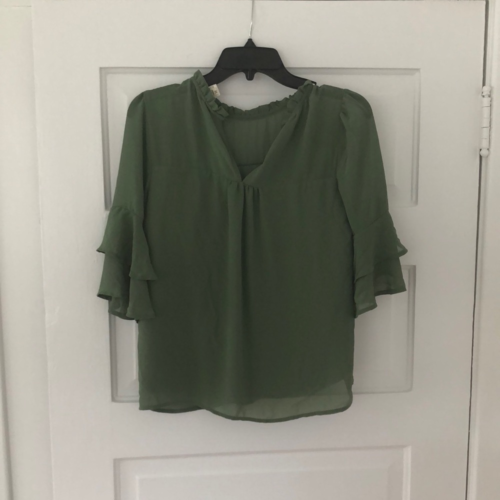 Green top.
